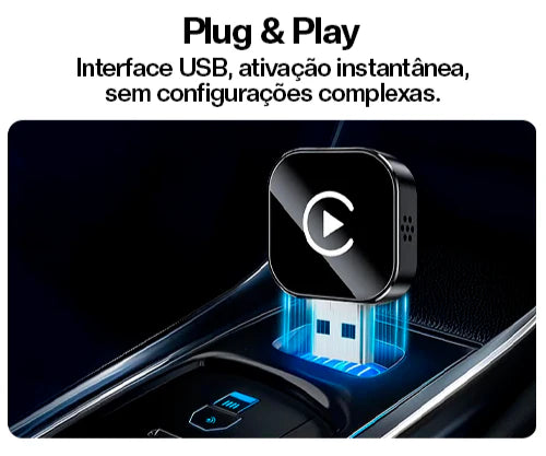 🔥Pré Black Friday - 50% OFF🔥 Conect Box PRO - Adaptador de Carplay/Android Auto sem fio.