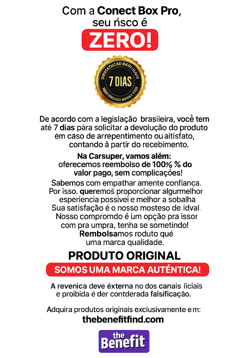 🔥Pré Black Friday - 50% OFF🔥 Conect Box PRO - Adaptador de Carplay/Android Auto sem fio.